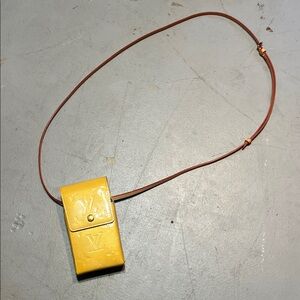 Louis Vuitton Mustard Leather Mini